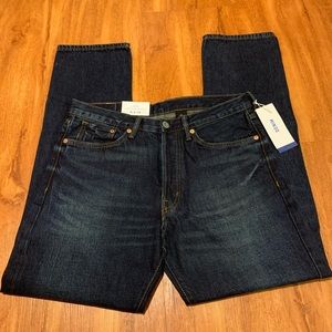 H&M Straight Fit -Dark Wash Denim Jeans Size 31/30